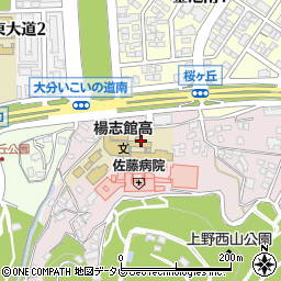 後藤学園周辺の地図