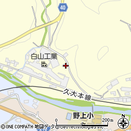 大分県玖珠郡九重町右田1046周辺の地図