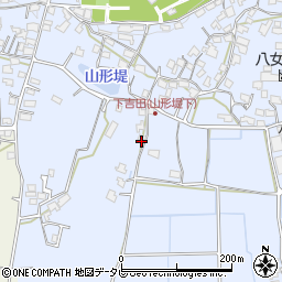 福岡県八女市吉田1015-3周辺の地図