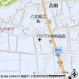 福岡県八女市吉田978周辺の地図