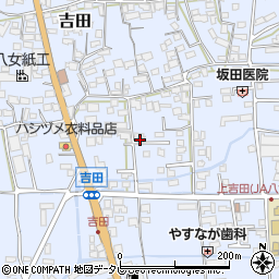 福岡県八女市吉田760-3周辺の地図