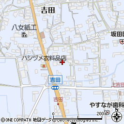 福岡県八女市吉田761-4周辺の地図