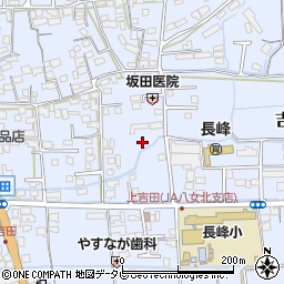福岡県八女市吉田703周辺の地図