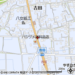 福岡県八女市吉田946周辺の地図