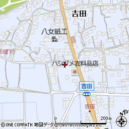 福岡県八女市吉田959周辺の地図