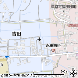福岡県八女市吉田330周辺の地図
