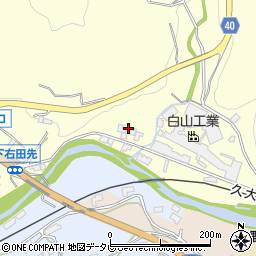 大分県玖珠郡九重町右田1294周辺の地図