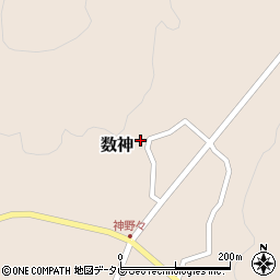 高知県高岡郡四万十町数神912周辺の地図