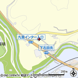 大分県玖珠郡九重町右田1324周辺の地図