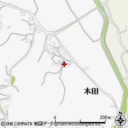 大分県大分市木田113周辺の地図