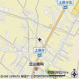 福岡県筑後市熊野1400周辺の地図
