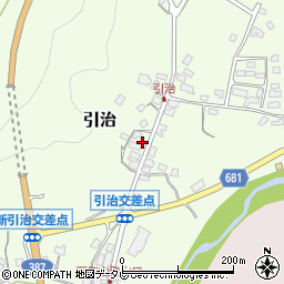 大分県玖珠郡九重町引治610周辺の地図