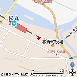 松野町役場　防災安全課周辺の地図