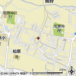 福岡県筑後市熊野973-1周辺の地図