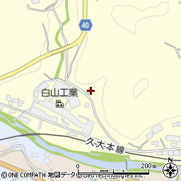 大分県玖珠郡九重町右田1044周辺の地図