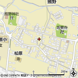 福岡県筑後市熊野973-8周辺の地図