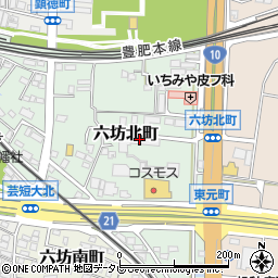 大分市認可保育所　上野愛光保育園周辺の地図