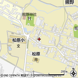 福岡県筑後市熊野986周辺の地図