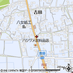 福岡県八女市吉田1781-2周辺の地図