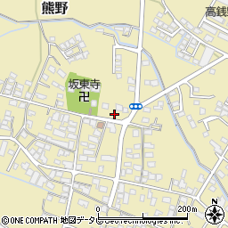 福岡県筑後市熊野1018周辺の地図