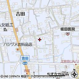 福岡県八女市吉田744周辺の地図