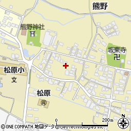 福岡県筑後市熊野971周辺の地図