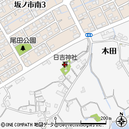 日吉神社周辺の地図