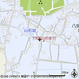 福岡県八女市吉田1282周辺の地図