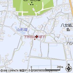 福岡県八女市吉田1447周辺の地図
