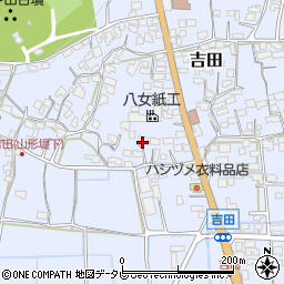 福岡県八女市吉田1770周辺の地図