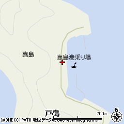 愛媛県宇和島市戸島3916周辺の地図