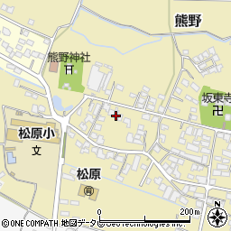 福岡県筑後市熊野984-2周辺の地図