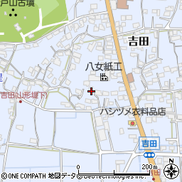 福岡県八女市吉田1766周辺の地図