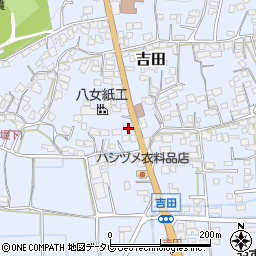 福岡県八女市吉田1757周辺の地図