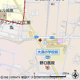 福岡県三潴郡大木町前牟田733周辺の地図