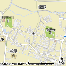 福岡県筑後市熊野1006周辺の地図