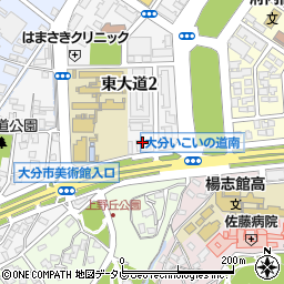 ピタットハウス　大分・駅南店周辺の地図