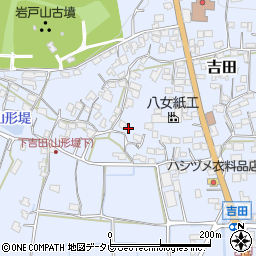 福岡県八女市吉田1482周辺の地図