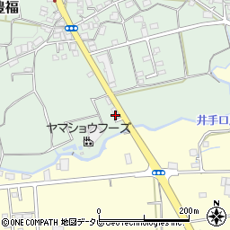 福岡県八女市豊福265-1周辺の地図