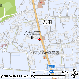 福岡県八女市吉田1756周辺の地図