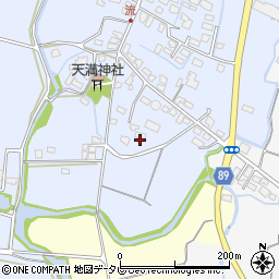 福岡県筑後市西牟田3608周辺の地図