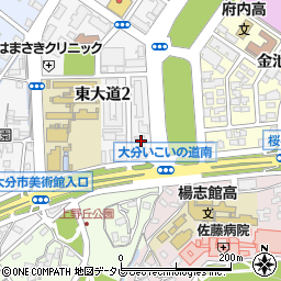 ＦｒａｉｓＰａｓｅｏ大分駅南周辺の地図