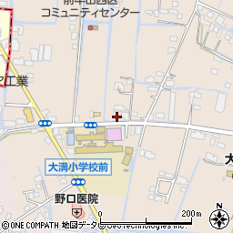 福岡県三潴郡大木町前牟田598周辺の地図
