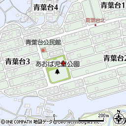 青葉公園トイレ周辺の地図