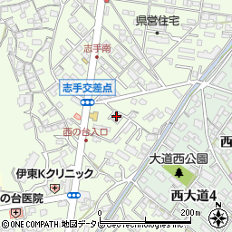 大分県大分市三芳2022-2周辺の地図