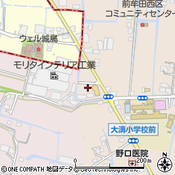 福岡県三潴郡大木町前牟田706周辺の地図