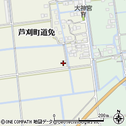 佐賀県小城市芦刈町道免126周辺の地図