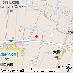 福岡県三潴郡大木町前牟田595周辺の地図