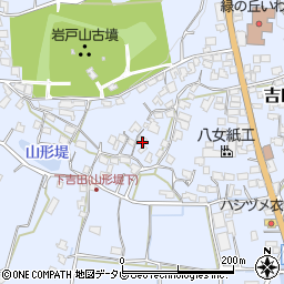 福岡県八女市吉田1462周辺の地図