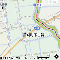 佐賀県小城市芦刈町下古賀周辺の地図